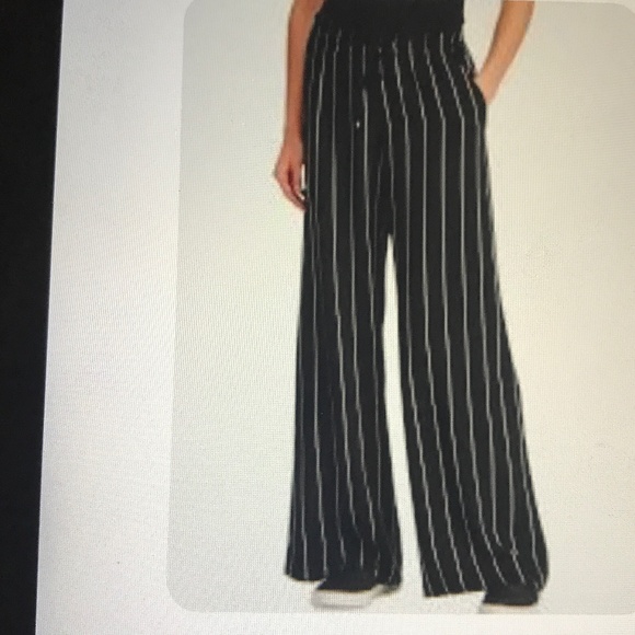 Lauren Ralph Lauren Pants - Lauren Ralph Lauren black with white striped pant